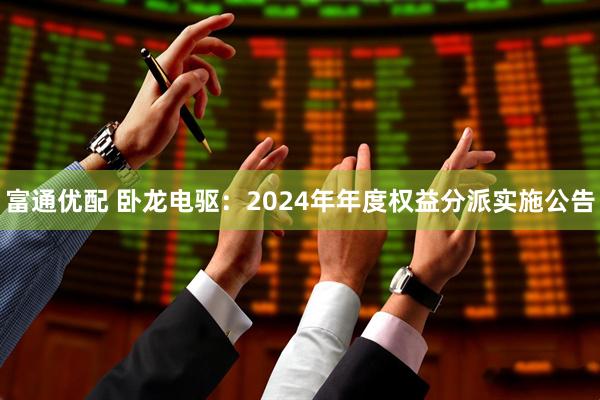 富通优配 卧龙电驱：2024年年度权益分派实施公告